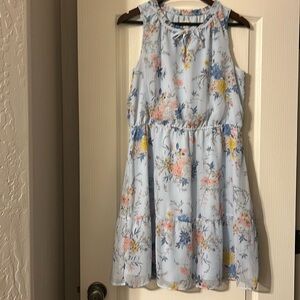 Merona Baby Blue Floral Dress